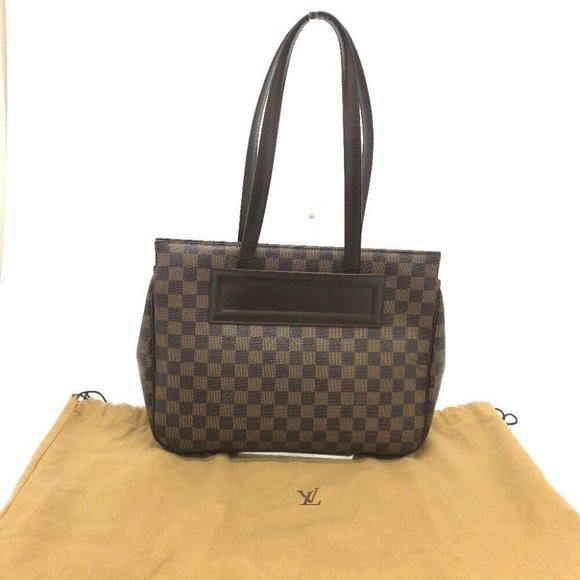 LOUIS VUITTON Damier Parioli PM Shoulder Bag Tote Bag Damier Canvas Brown - Picture 1 of 16